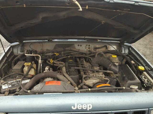 1J4FJ68S5WL117333 - 1998 JEEP CHEROKEE S BLUE photo 7