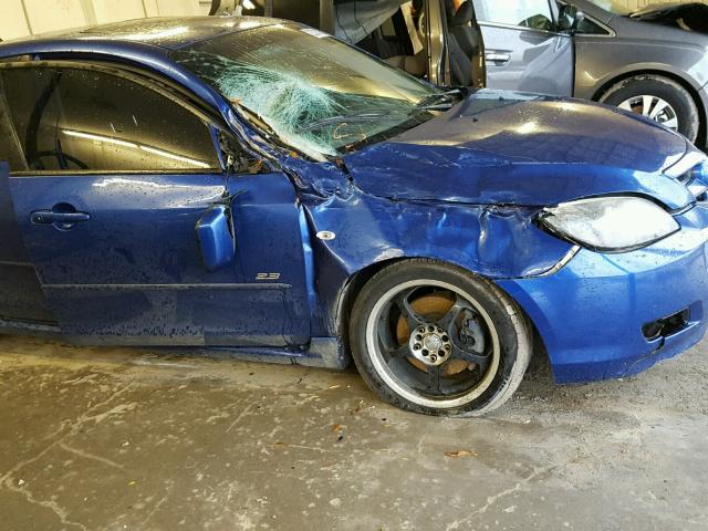 JM1BK343471660832 - 2007 MAZDA 3 HATCHBAC BLUE photo 9