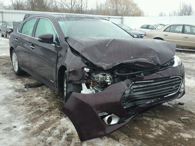 4T1BD1EB3DU011663 - 2013 TOYOTA AVALON HYB MAROON photo 1