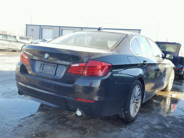 WBAFU7C57CDU62290 - 2012 BMW 535 XI BLACK photo 4