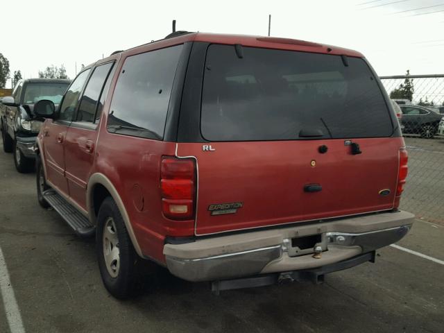 1FMRU17L2WLC06344 - 1998 FORD EXPEDITION RED photo 3