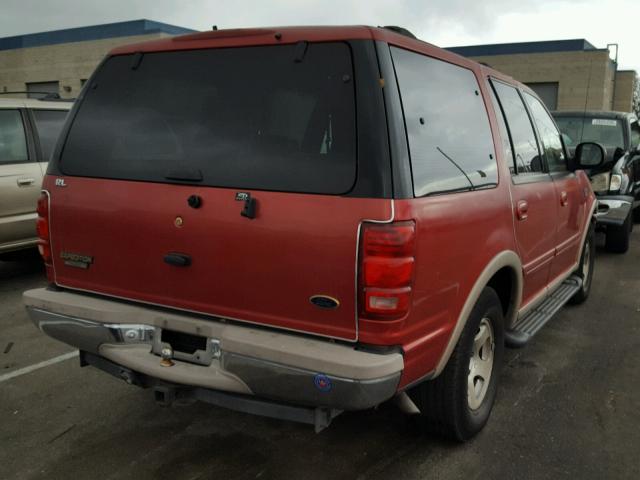 1FMRU17L2WLC06344 - 1998 FORD EXPEDITION RED photo 4