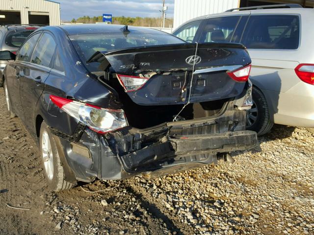 5NPEB4AC7DH646838 - 2013 HYUNDAI SONATA GLS GRAY photo 9