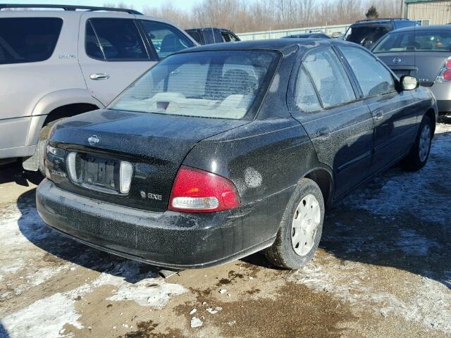 3N1CB51D5YL341384 - 2000 NISSAN SENTRA BAS BLACK photo 4