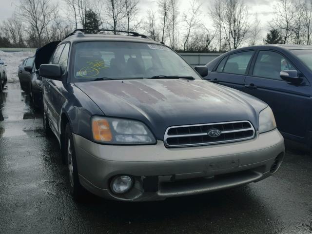 4S3BH665617641315 - 2001 SUBARU LEGACY OUT BLUE photo 9