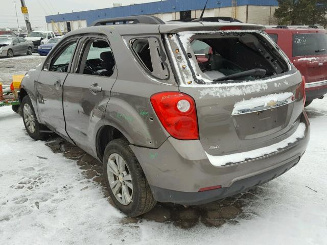 2CNFLNEW9A6334995 - 2010 CHEVROLET EQUINOX LT TAN photo 3