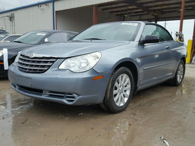 1C3BC4EB4AN147481 - 2010 CHRYSLER SEBRING LX BLUE photo 2