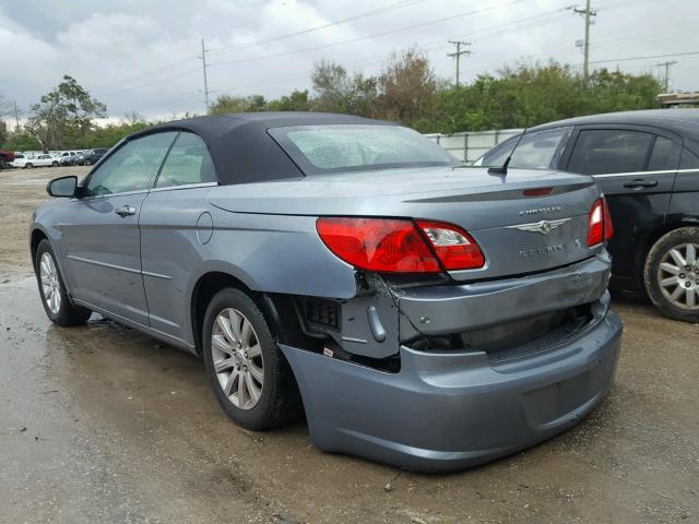 1C3BC4EB4AN147481 - 2010 CHRYSLER SEBRING LX BLUE photo 3