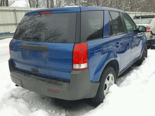 5GZCZ33D65S854360 - 2005 SATURN VUE BLUE photo 4