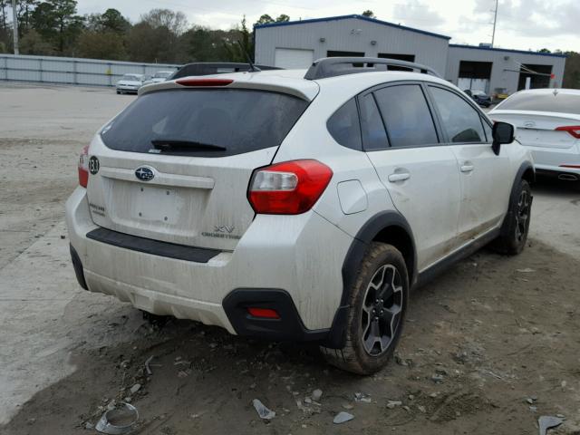 JF2GPACC2E8288054 - 2014 SUBARU XV CROSSTR WHITE photo 4