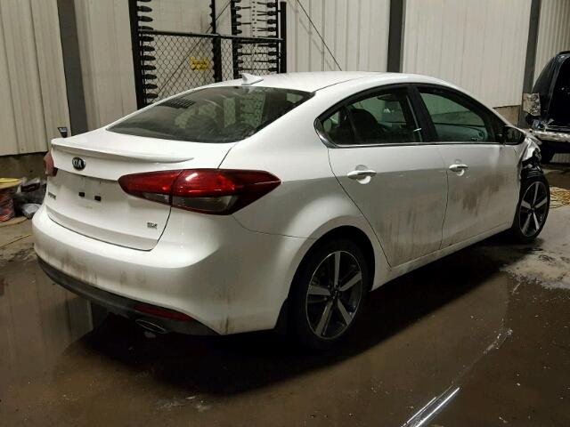 3KPFN4A87HE088541 - 2017 KIA FORTE EX WHITE photo 4