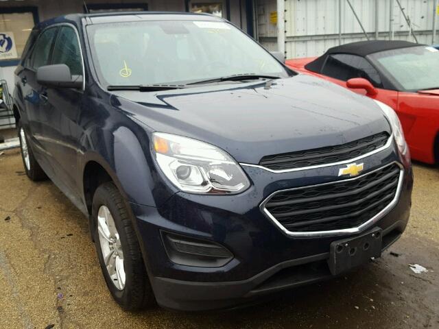 2GNALBEK3H1500825 - 2017 CHEVROLET EQUINOX LS BLUE photo 1