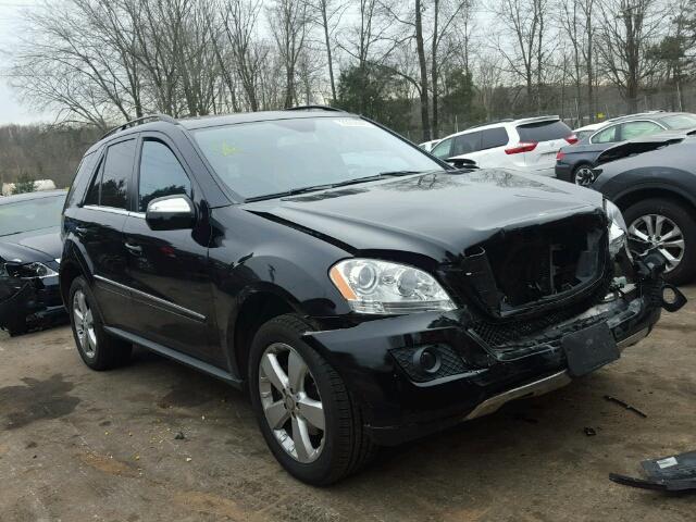 4JGBB5GB0AA573253 - 2010 MERCEDES-BENZ ML 350 BLACK photo 1