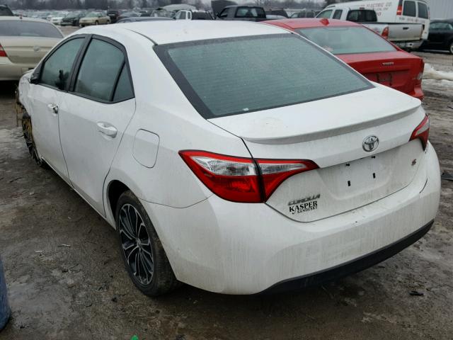 2T1BURHE0GC536335 - 2016 TOYOTA COROLLA L WHITE photo 3