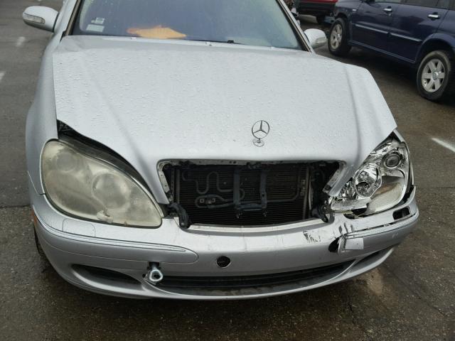 WDBNG70JX3A383218 - 2003 MERCEDES-BENZ S 430 SILVER photo 9