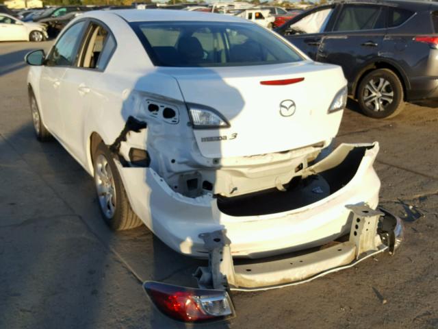 JM1BL1UG7C1549481 - 2012 MAZDA 3 I WHITE photo 3