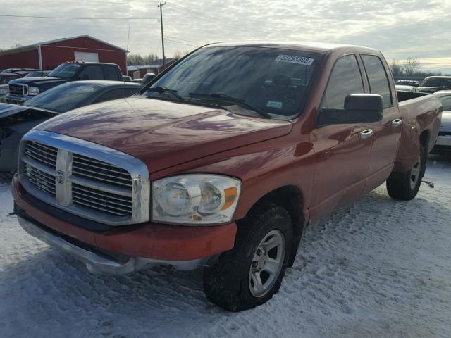 1D7HA18N38S624872 - 2008 DODGE RAM 1500 S ORANGE photo 2