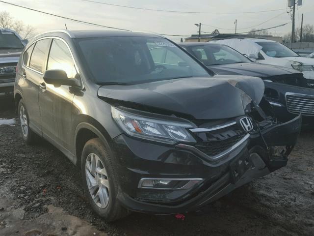 2HKRM4H72FH664803 - 2015 HONDA CR-V EXL BLACK photo 1