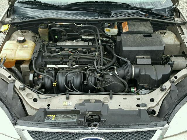 1FAFP34N15W136600 - 2005 FORD FOCUS ZX4 TAN photo 7