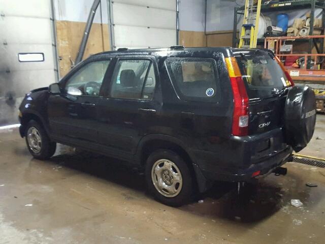 JHLRD78494C033808 - 2004 HONDA CR-V LX BLACK photo 3