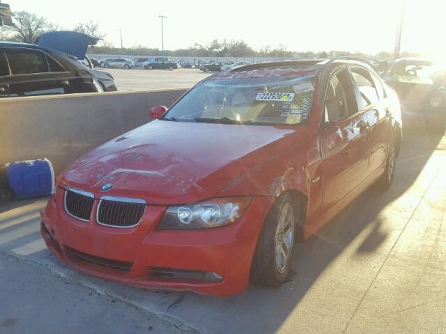 WBAVB13556PT16861 - 2006 BMW 325 I RED photo 2