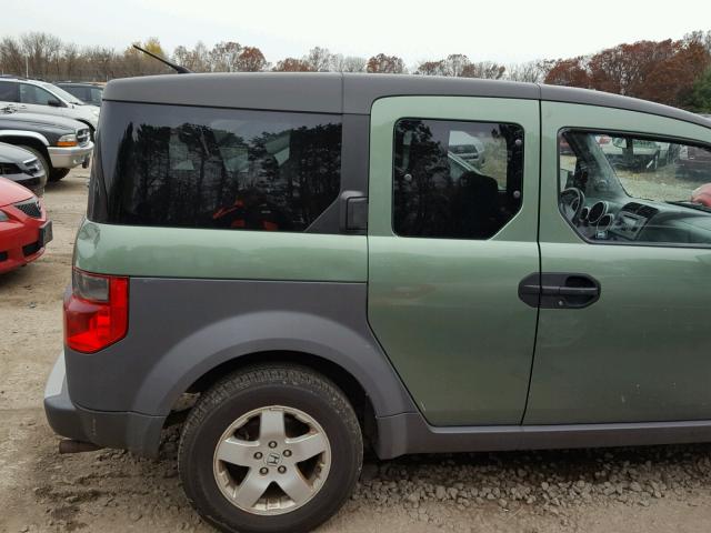 5J6YH28584L027470 - 2004 HONDA ELEMENT EX GREEN photo 9