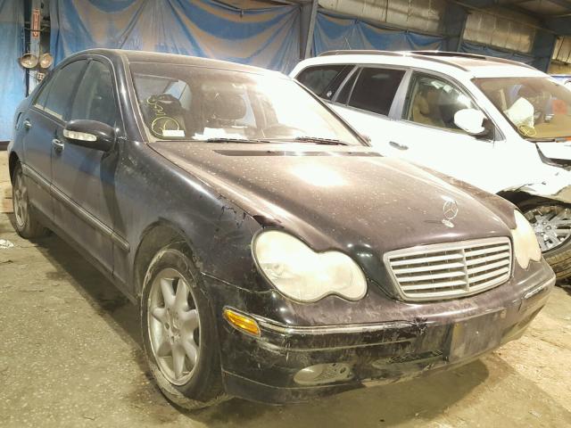 WDBRF81J64F545150 - 2004 MERCEDES-BENZ C 240 4MAT BLACK photo 1