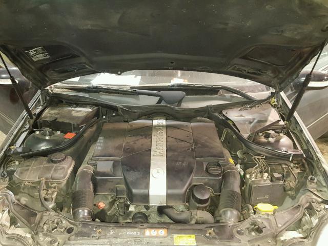 WDBRF81J64F545150 - 2004 MERCEDES-BENZ C 240 4MAT BLACK photo 7