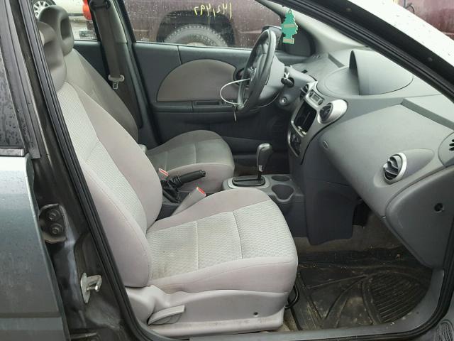 1G8AJ52F95Z181001 - 2005 SATURN ION LEVEL GRAY photo 5