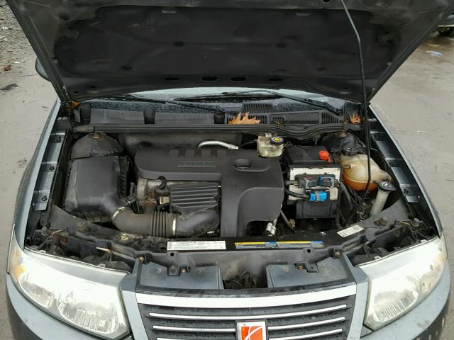 1G8AJ52F95Z181001 - 2005 SATURN ION LEVEL GRAY photo 7