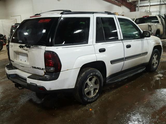 1GNDT13S922178094 - 2002 CHEVROLET TRAILBLAZE WHITE photo 4