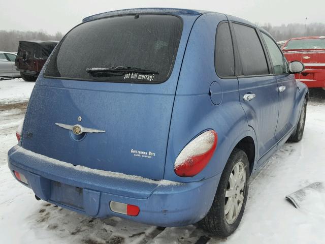 3A8FY68B76T356543 - 2006 CHRYSLER PT CRUISER BLUE photo 4