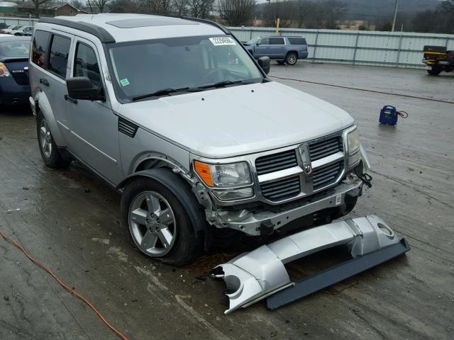 1D8GU28K98W234247 - 2008 DODGE NITRO SXT SILVER photo 1