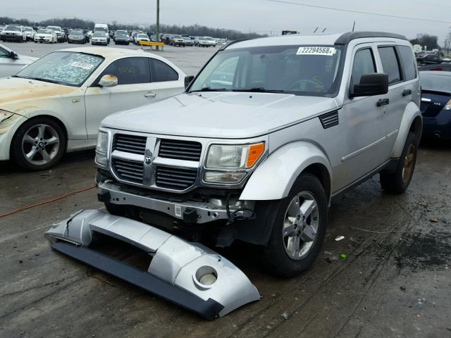 1D8GU28K98W234247 - 2008 DODGE NITRO SXT SILVER photo 2