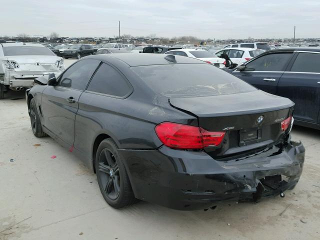 WBA3N9C54EK245967 - 2014 BMW 428 XI BLACK photo 3