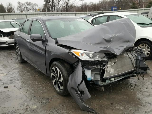 1HGCR2F82GA135532 - 2016 HONDA ACCORD EXL GRAY photo 1