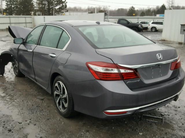 1HGCR2F82GA135532 - 2016 HONDA ACCORD EXL GRAY photo 3