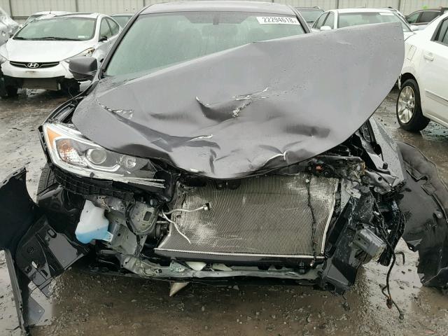 1HGCR2F82GA135532 - 2016 HONDA ACCORD EXL GRAY photo 7