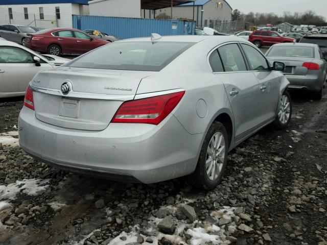 1G4GB5GR4FF169112 - 2015 BUICK LACROSSE SILVER photo 4