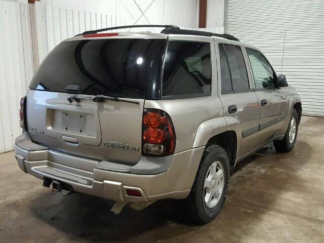 1GNDS13S032267413 - 2003 CHEVROLET TRAILBLAZE TAN photo 4