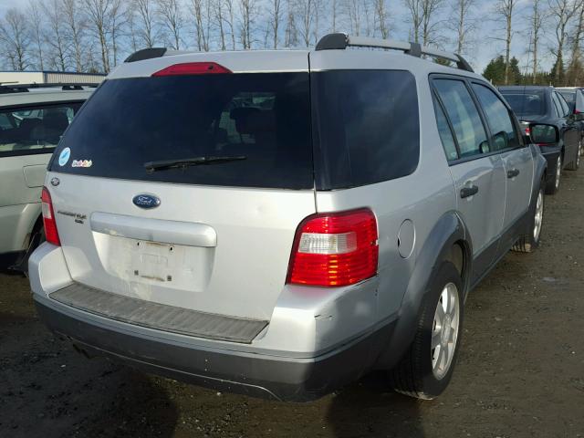 1FMZK04195GA48451 - 2005 FORD FREESTYLE SILVER photo 4