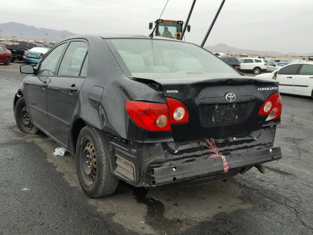 1NXBR32E66Z613486 - 2006 TOYOTA COROLLA CE BLACK photo 3