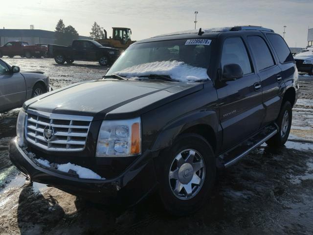 1GYEK63N96R158359 - 2006 CADILLAC ESCALADE L BLACK photo 2