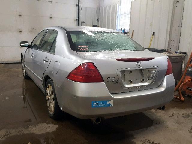 1HGCM66497A072089 - 2007 HONDA ACCORD SE SILVER photo 3