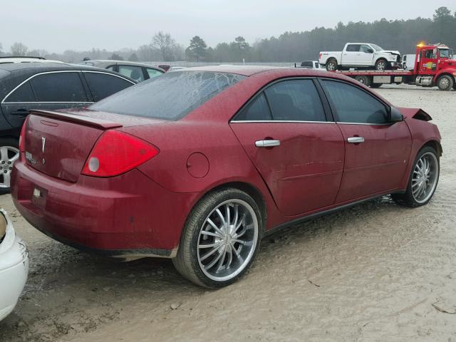 1G2ZG57B984191434 - 2008 PONTIAC G6 BASE MAROON photo 4