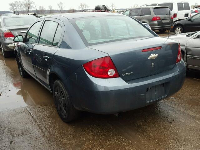 1G1AK52F457592149 - 2005 CHEVROLET COBALT BLUE photo 3