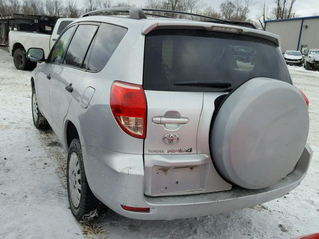 JTMBD33V386077427 - 2008 TOYOTA RAV4 SILVER photo 3