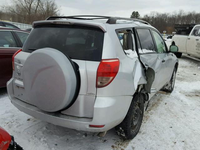 JTMBD33V386077427 - 2008 TOYOTA RAV4 SILVER photo 4