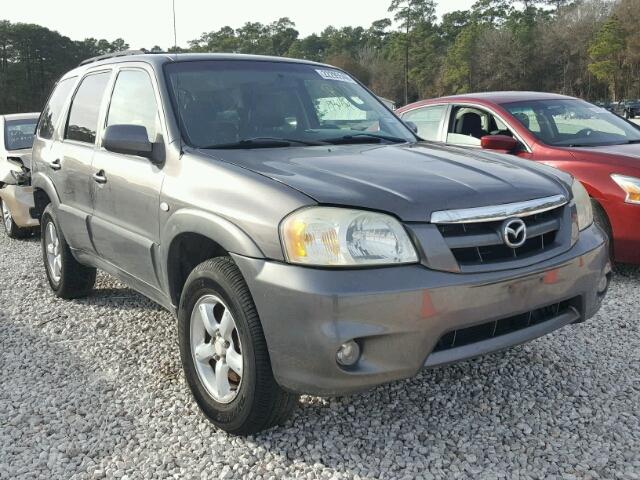 4F2CZ06186KM23263 - 2006 MAZDA TRIBUTE S GRAY photo 1