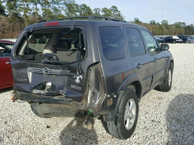 4F2CZ06186KM23263 - 2006 MAZDA TRIBUTE S GRAY photo 4